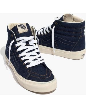 MW Madewell X Vans&Reg; Sk8-Hi High-Top Trainers - Blue