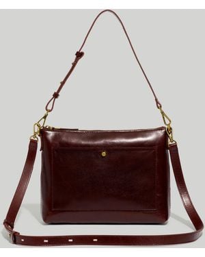MW The Transport Shoulder Crossbody Bag: Box Leather Edition - Purple