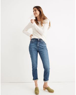 MW The High-Rise Slim Boyjean - Blue