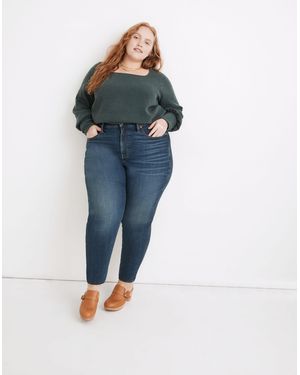 MW Plus Curvy High-Rise Skinny Jeans - Blue
