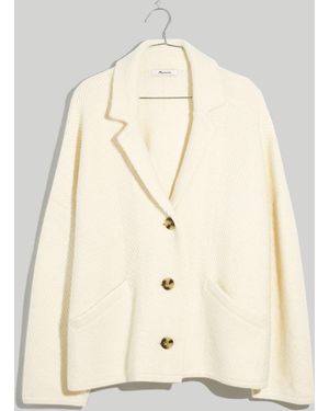 MW Herringbone Jumper Blazer - Natural