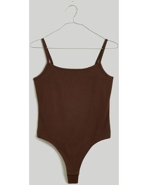MW Tank Thong Bodysuit - Brown