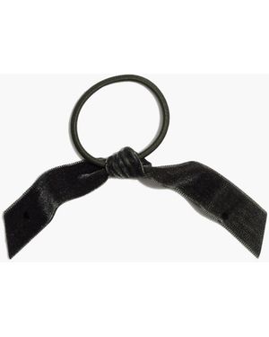 MW Knotted Velvet Hair Tie - Multicolour