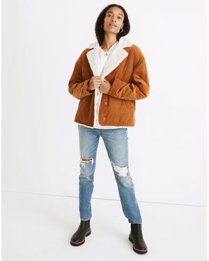MW (Re)Sourced Sherpa-Lined Corduroy Jacket - Multicolour