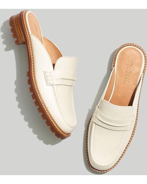 MW The Corinne Lugsole Loafer Mule - White