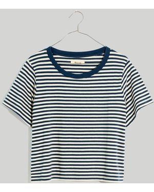 MW Softfade Cotton Boxy-Crop Tee - Grey