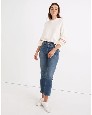 MW High-Rise Slim Straight Jeans - Blue