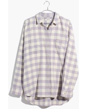 MW Flannel Sunday Shirt - White