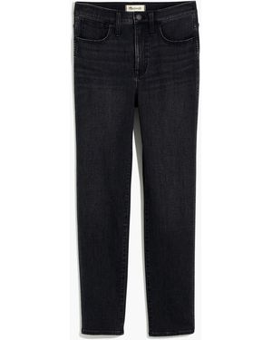 MW Plus High-Rise Slim Straight Jeans - Multicolour