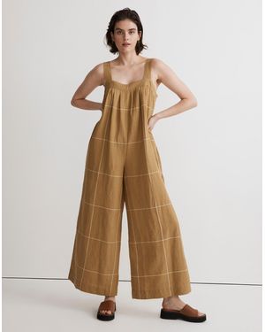MW Superwide-Leg Jumpsuit - Natural
