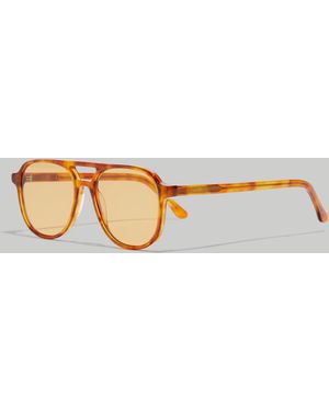 MW Acetate Linford Aviator Sunglasses - Metallic