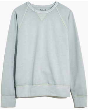 MW Garment-Dyed Crewneck Sweatshirt - Blue