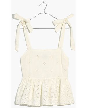 MW Rosalie Tie-Strap Top - White