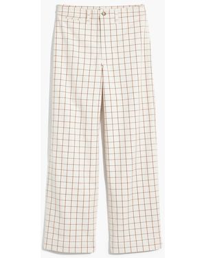MW Slim Emmett Wide-Leg Full-Length Trousers - White