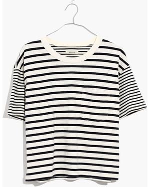 MW Easy Crop Tee - Blue