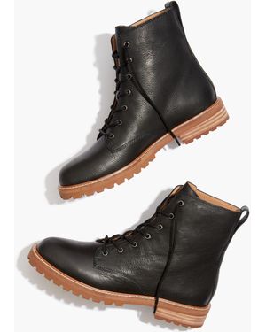MW The Clair Lace-Up Boot - Black