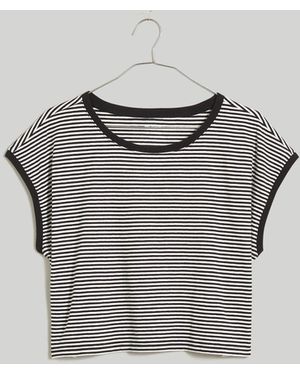 MW Crewneck Crop Muscle Tank - Black