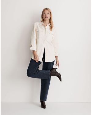 MW Garment-Dyed Twill Shirt-Jacket - Natural