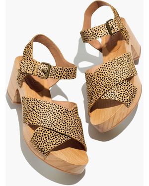 MW The Johanna Crisscross Clog Sandal - Metallic