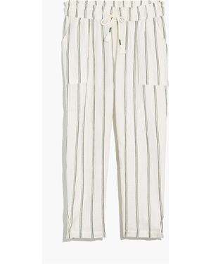 MW Lightestspun Beach Cover-Up Track Trousers - White