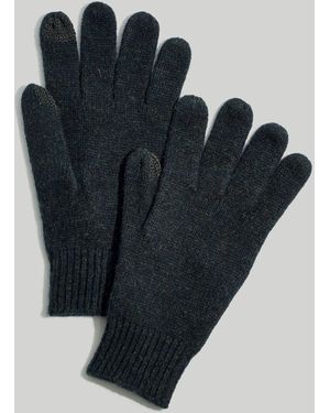 MW Wool Texting Gloves - Blue