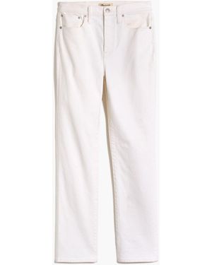 MW The Petite High-Rise Slim Boyjean - White