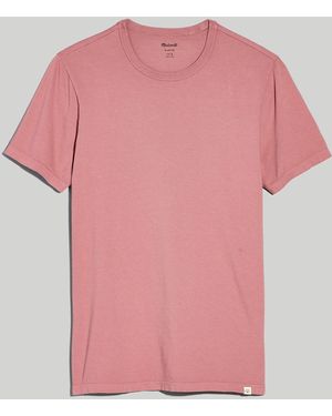 MW Garment-Dyed Allday Crewneck Tee - Pink
