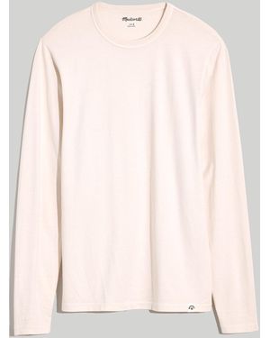 MW Garment-Dyed Allday Crewneck Tee - White