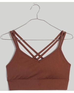 MW Flex Strappy Sports Bra - Brown