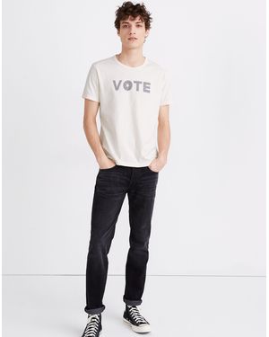 MW Vote Graphic Allday Crewneck Tee - White