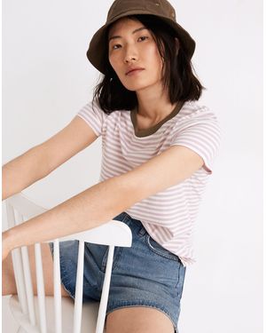 MW Northside Vintage Ringer Tee - Blue