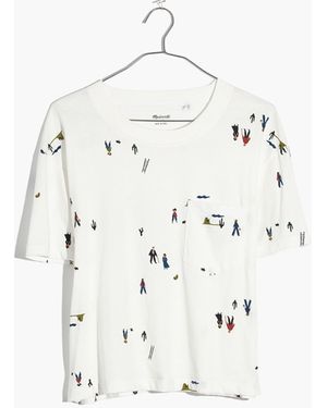 MW Easy Crop Tee - White