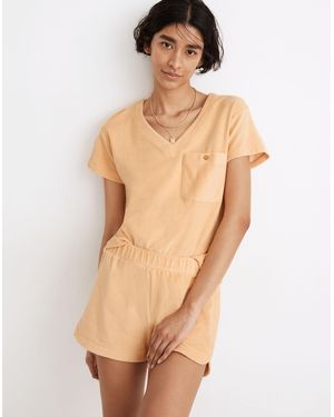 MW L Retroterry Dolphin Shorts - Natural