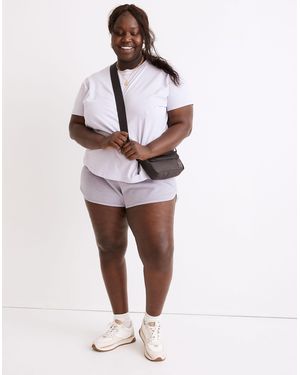 MW Plus L Seamed Tee - White