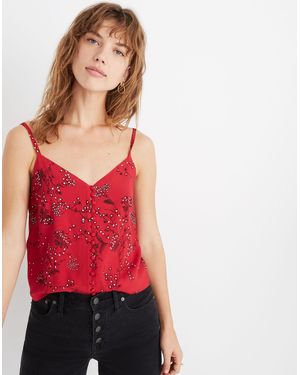 MW Button-Down Cami - Red