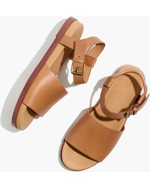 MW The Noelle Ankle-Strap Flat - Natural
