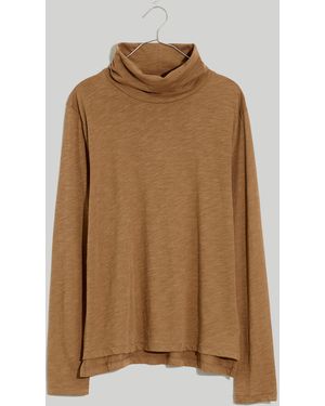 MW Whisper Cotton Turtleneck - Blue