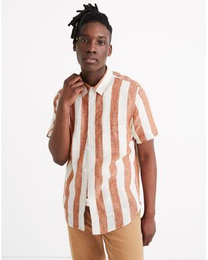 MW Linen Short-Sleeve Perfect Shirt - Multicolour