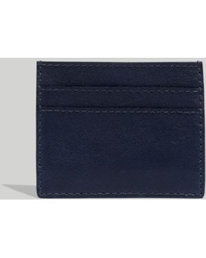 MW The Leather Card Case - Blue