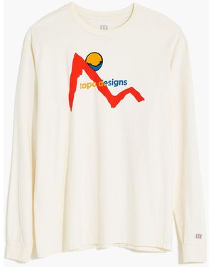 MW Topo Designs&Reg; Sunset Graphic Long-Sleeve Tee - White