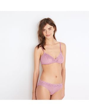 MW Swiss-Dot Mix Tali Bralette - Pink