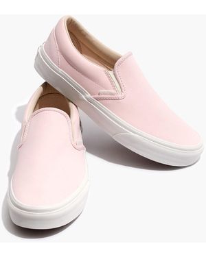MW Vans&Reg; Vansbuck Classic Slip-On Trainers - Pink