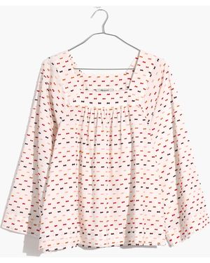 MW Square-Neck Top - White
