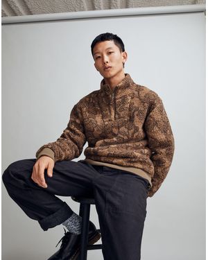 MW Quarter-Zip Fleece Pullover - Multicolour