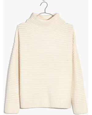 MW Belmont Mockneck Jumper - White