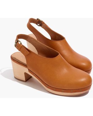 MW The Marlo Slingback Clog - Brown