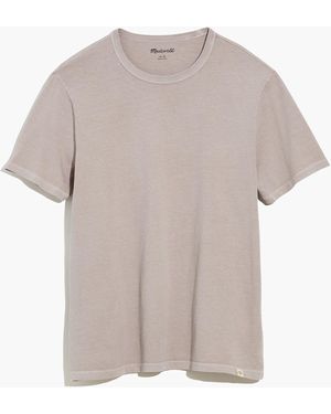 MW Garment-Dyed Allday Crewneck Tee - Grey