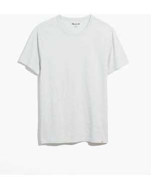 MW Garment-Dyed Allday Crewneck Tee - White