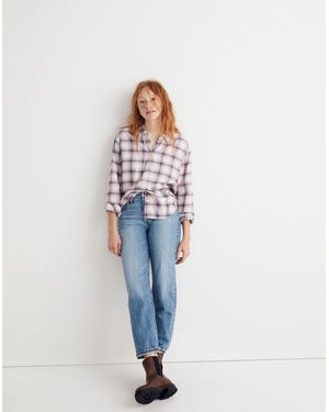 MW Flannel Kempton Button-Up Shirt - Blue