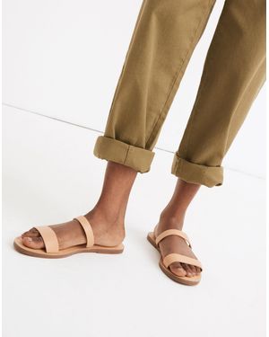 MW The Boardwalk Double-Strap Slide Sandal - Brown